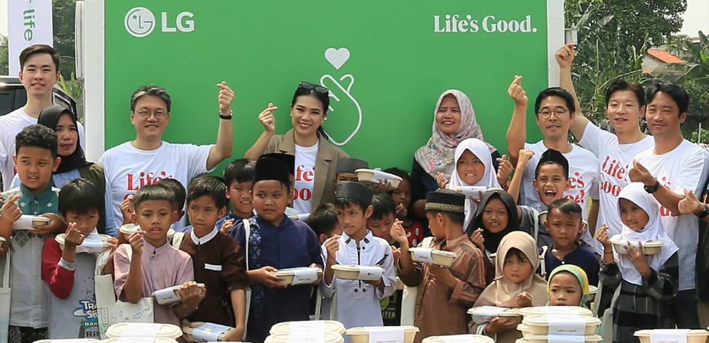 LG전자, 인도네시아에서 음식물쓰레기 줄이기 위한 캠페인