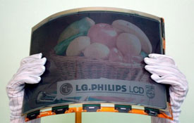 LG. Philips LCD, 세계 최초 Color Flexible 전자종이 개발