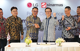 LG CNS, 인도네시아 '시나르마스' 그룹과의 합작법인 ‘LG 시나르마스’ 출범
														